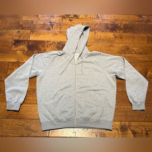 Polar Skate Co Default Zip Hoodie Heather Gray Size Large EUC